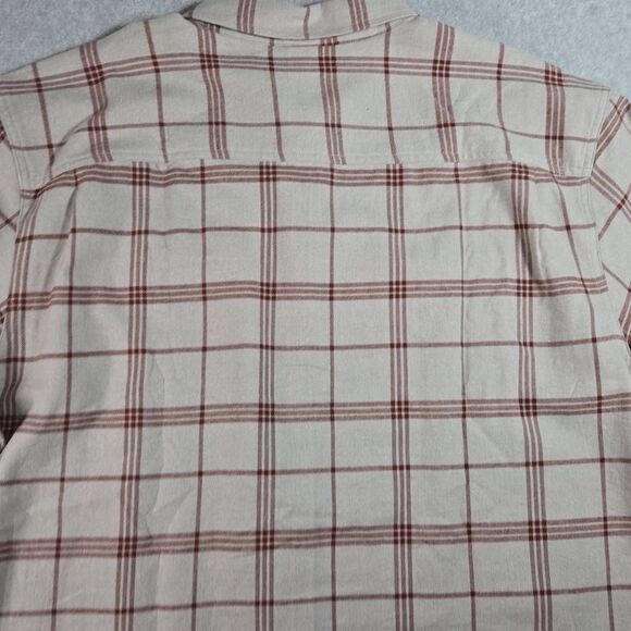 Prana Flannel Shirt Plaid 2XL NEW Button Down Dolberg Plaid Heavyweight Shacket - Picture 7 of 13